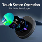 Tech Driver Gear Android 13 AI Box – Universal Wireless CarPlay, 8GB+256GB, LTE 4G, Round Touch Display