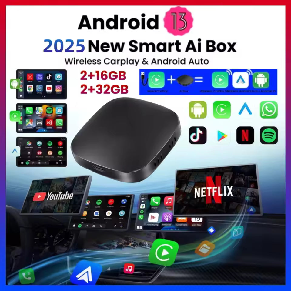 Smart CarPlay Ai Box Android 13