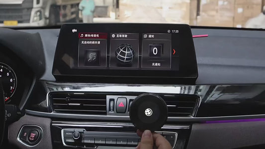 Tech Driver Gear Android 13 AI Box – Universal Wireless CarPlay, 8GB+256GB, LTE 4G, Round Touch Display